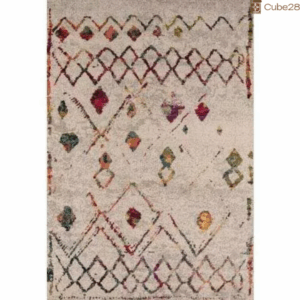 Beige Boho Area Rug