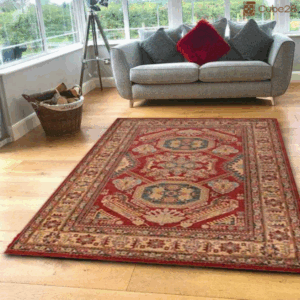 Red Southwestern Area Rug